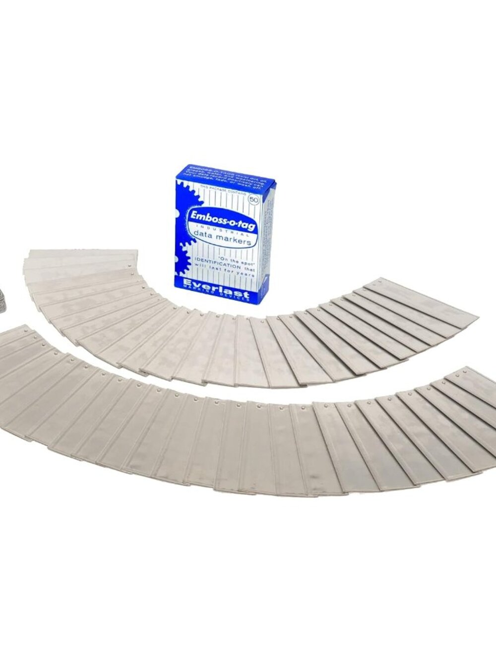 Double Sided Write On Metal Labels for Outdoor, Gardening, and High Durability A